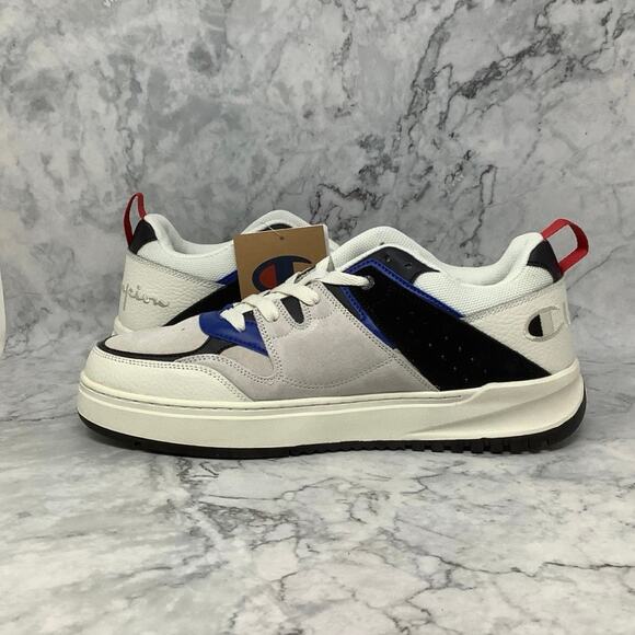 Champion White and Blue Athletic Shoes main image 10